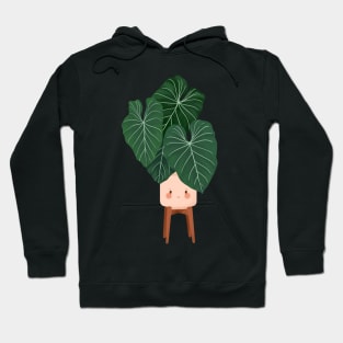 Cute Plant Illustraiton Hoodie